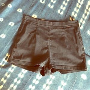 Prada Black Stretch Hot Pant Shorts